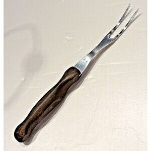 Cutco Vintage Carving Fork no 26 no 27 Classic Brown Handle Made in USA